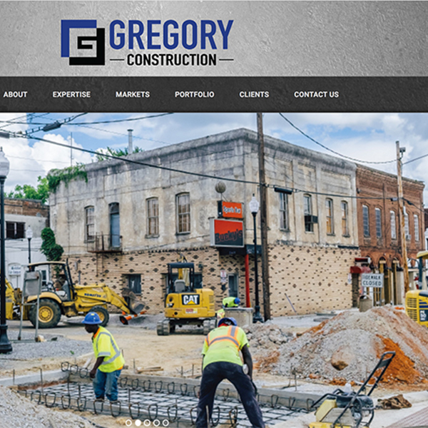 Gregory Construction Website Design