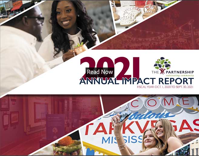 Annual report cover for a Chamber of Commerce