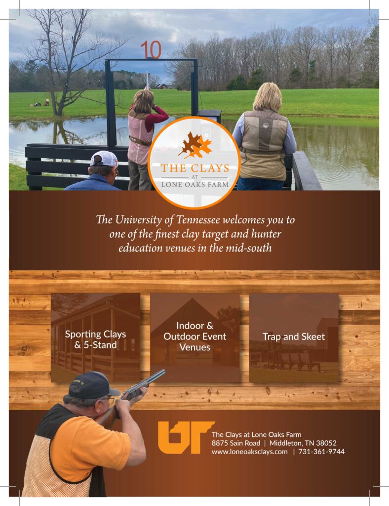 Magazine ad for Lone Oaks Clays