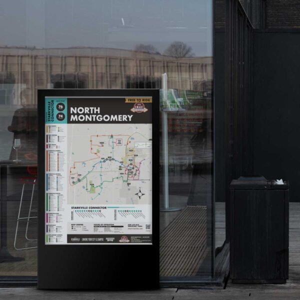 SMART Bus Signs and Map