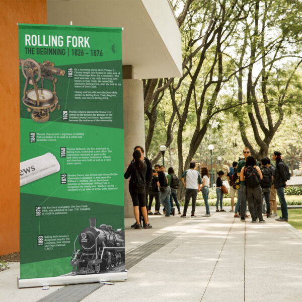 Rolling Fork History Banner Stands