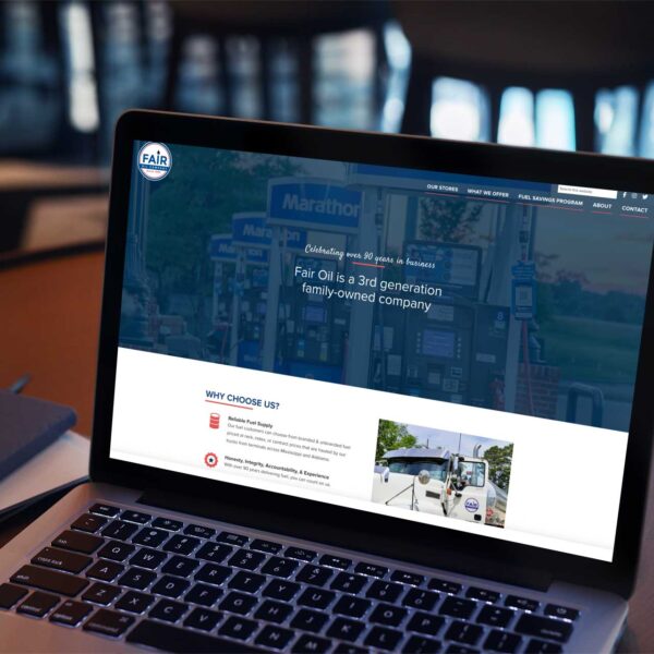 Fair Oil Company Website Redesign