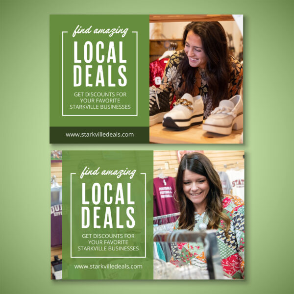 Starkville Local Deals Postcard Design