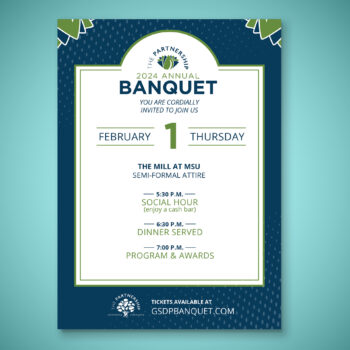 Partnership 2024 Annual Banquet Invitation Design