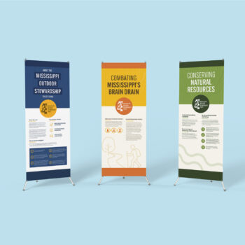 Mississippi Outdoor Stewardship Banner Stands