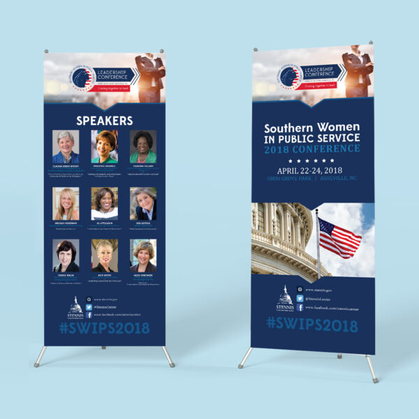 Banner Stand Leadership Conference Speakers