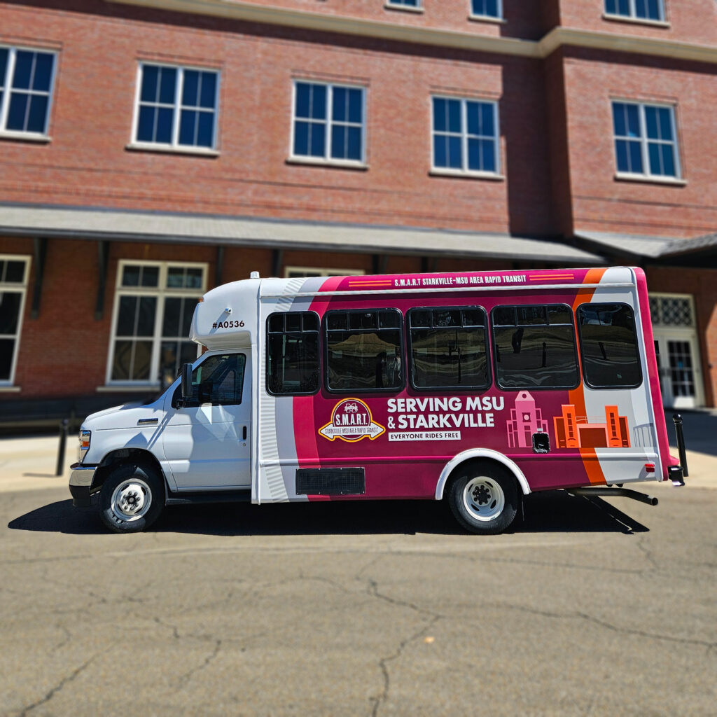 Photograph of the Starkville MSU SMART Bus
