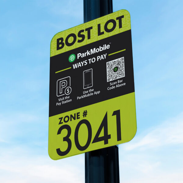 Mississippi State University Parking Signs
