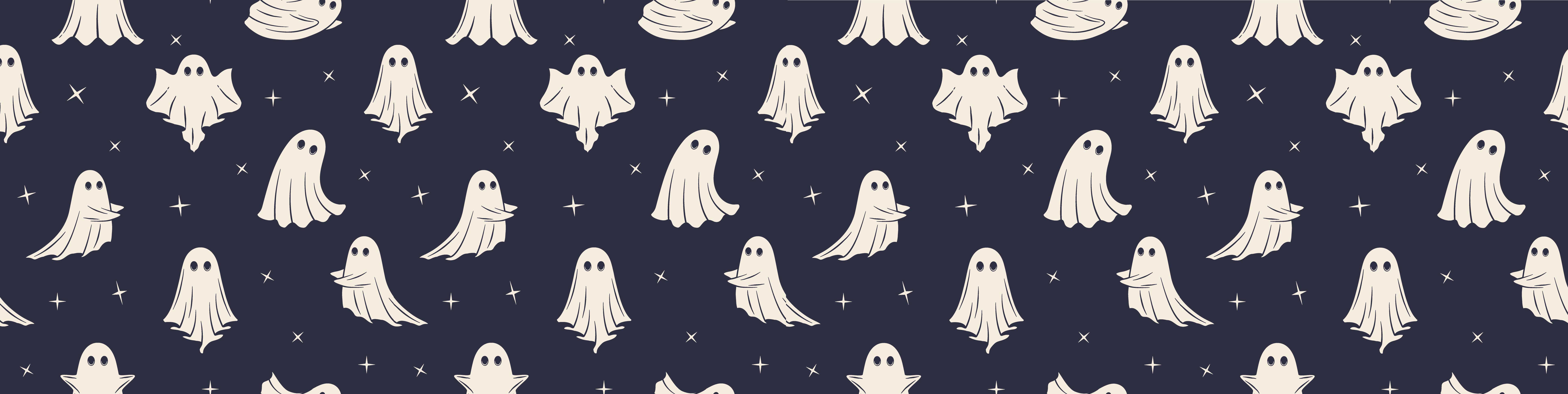 Halloween ghosts background