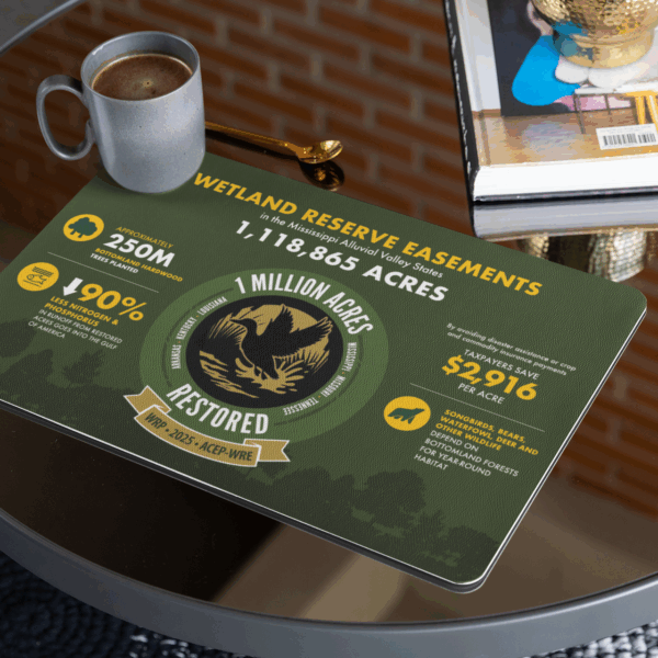 Wetland Reserve Easement Placemat for Tri-State Partnership