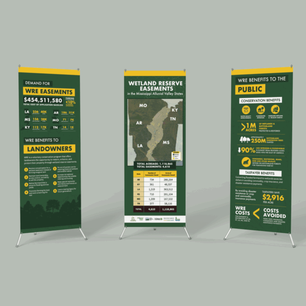 Wetland Reserve Easement Celebration Banners