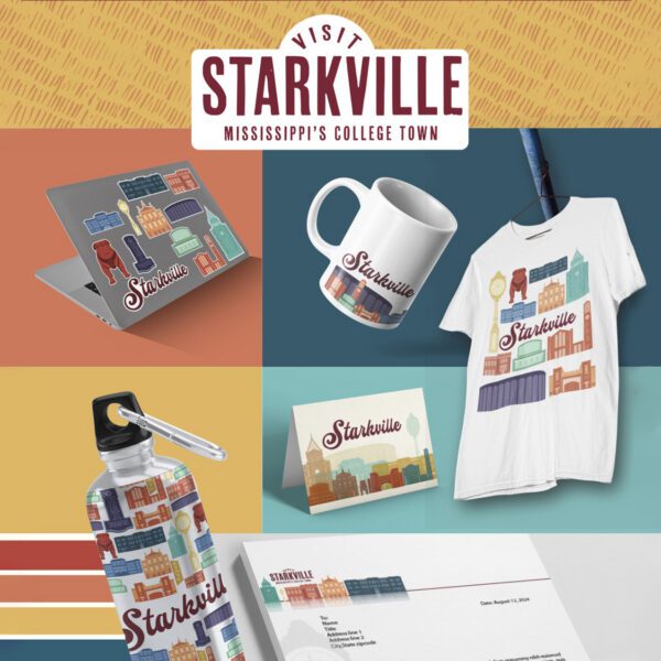 Starkville Landmark Merchandise Branding