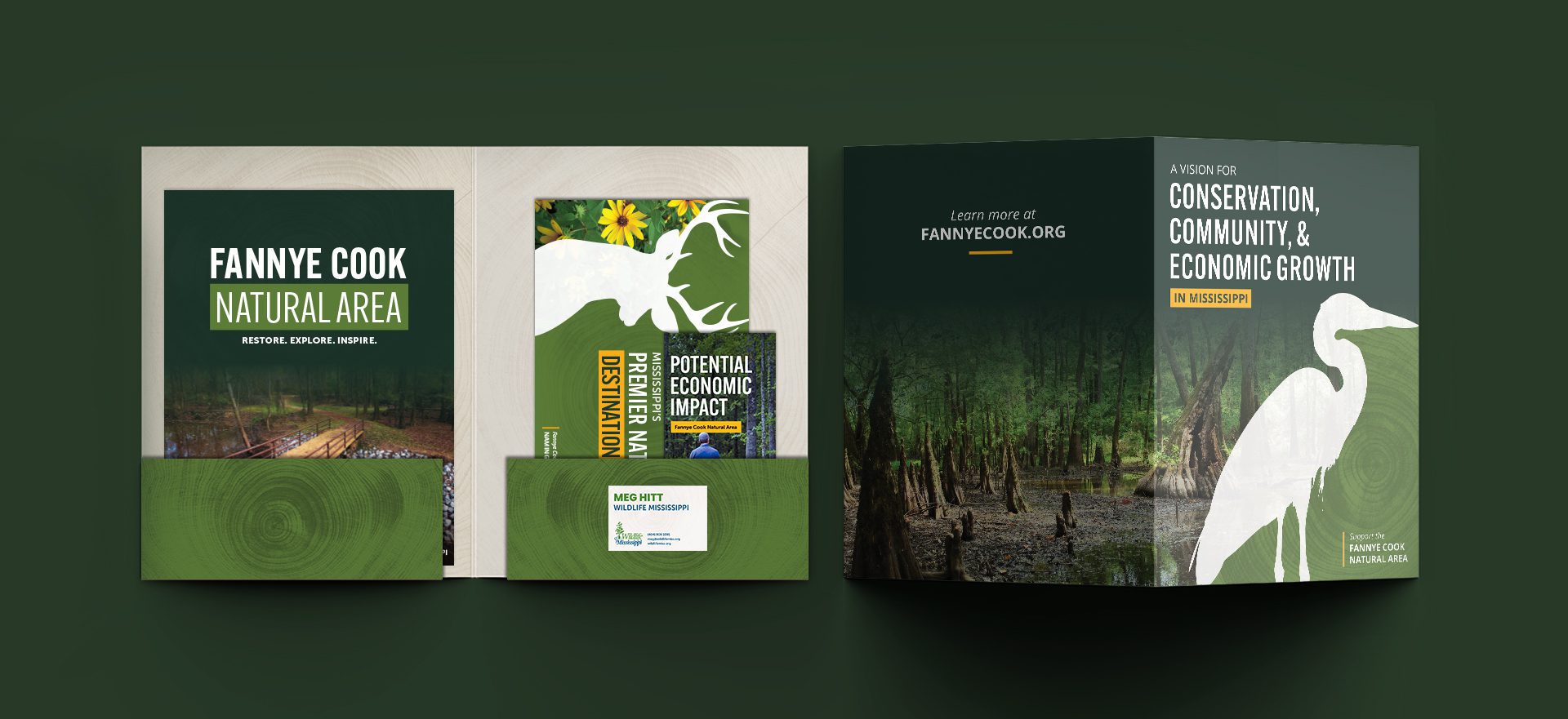 Fannye Cook Natural Area Capital Campaign Folders